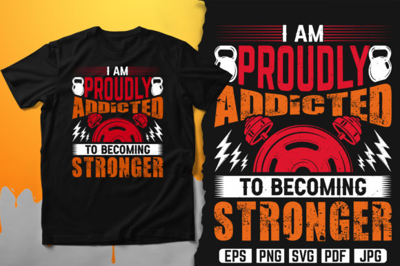 Gym Fitness Premium T-Shirt Design Graphics
