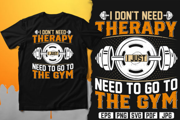 Gym Fitness Workout T-Shirt Design