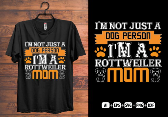 I'm Not Just a Dog Person T-shirt Design Graphics