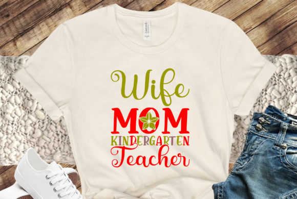 Kindergarten Mothers Day T-shirt Design Graphics