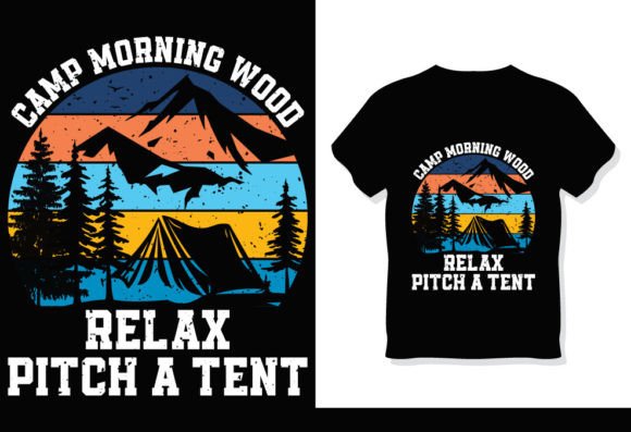 Morning Wood Camp Relax Summer T-Shirt 2 Graphics