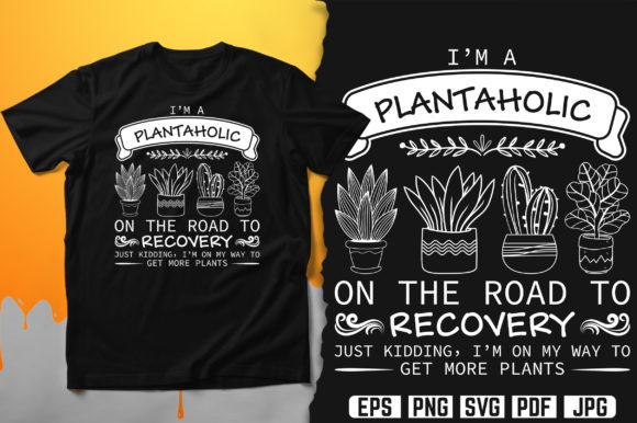 Plants T-Shirt Design: Graphics & Print Templates for Crafters